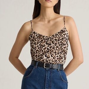 NWT Quince Washable Silk V-neck Cami